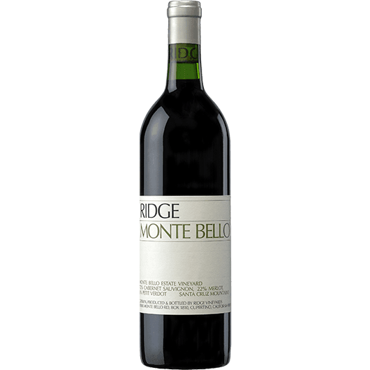 Ridge Ridge, California Cabernet Sauvignon Monte Bello, Santa Cruz Mountains