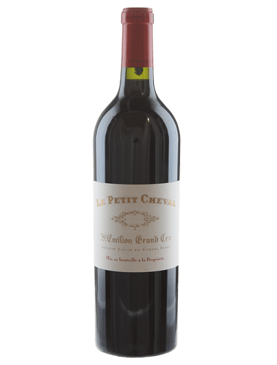 Chateau Cheval Blanc, Le Petit Cheval Rouge, Saint-Emilion Grand Cru bottle