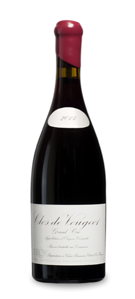 Bottle of Domaine Leroy Clos Vougeot 2014